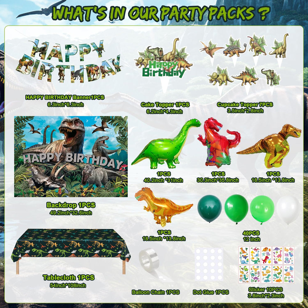 SPIGHTDEX dinosaur banner brightens the cake moment