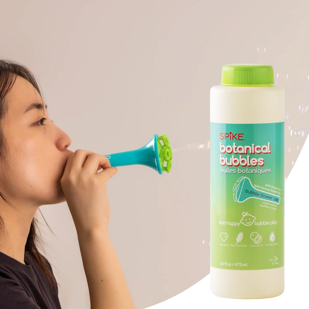 SPIKE Innobaby bubble solution mess-free setup for Spike wand or manual blowers.