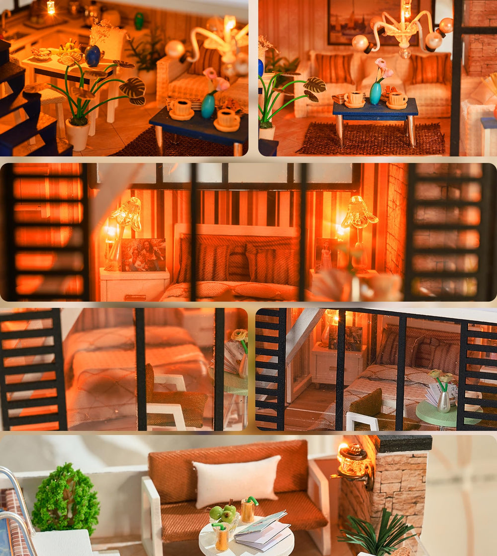 Spilay dollhouse miniature-music-box adds romantic charm and audible delight