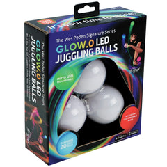 SPIN BALLS LED glow ball with soft-core balance for stable juggling practice