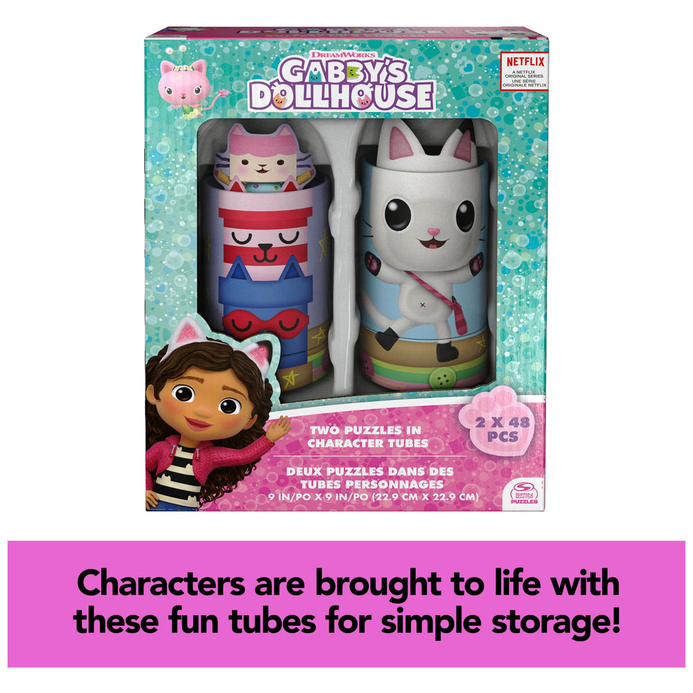 Spin Master Gabby’s Dollhouse toy bundle with collectible puzzles and character themes.