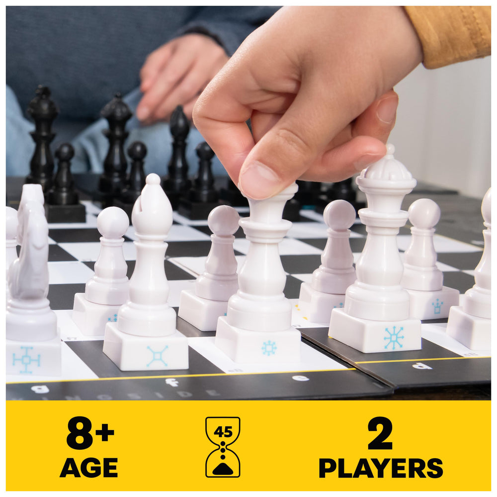 Spin Master Games detachable bases illustrate moves for easy learning