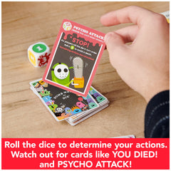 Animated bean death cards capture chaotic moments for laughs
