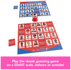 Blue mystery cards from Guess Who Giant Edition for quicker clues