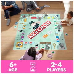 Spin Master Games Monopoly Giant Edition giant die creates dramatic, quick turns outdoors.