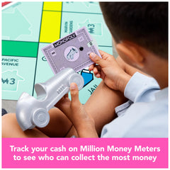 Spin Master Games Monopoly Giant Edition chance cards spice up turns.