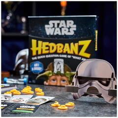 Spin Master Games Star Wars Hedbanz 60-second timer keeps rounds tense.