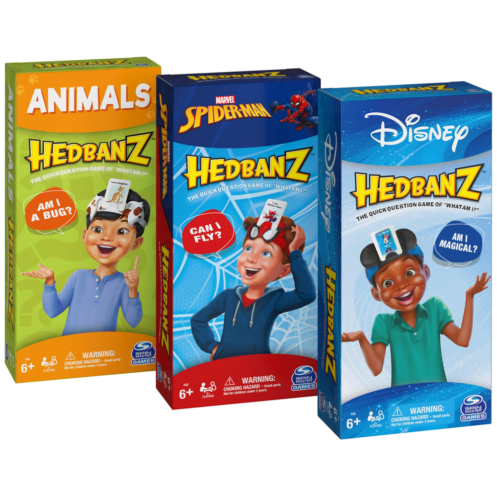 Spin Master Hedbanz Disney headband with Mickey ears enhances family game night.