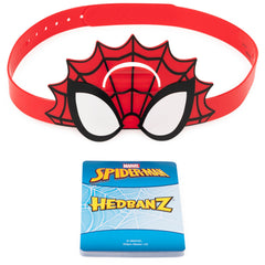 Hedbanz Spider-Man cards pack adds Marvel-themed visuals for group play.