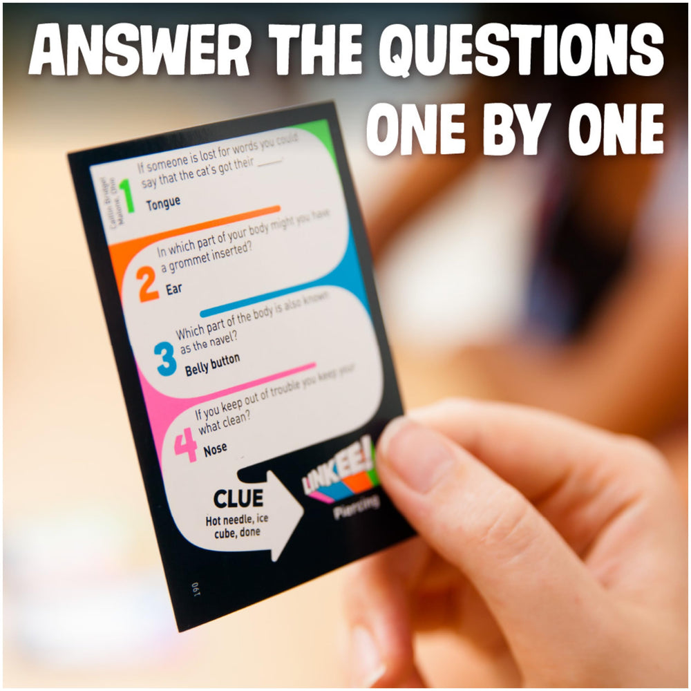 Spin Master Linkee: four questions, one big link, quick team collaboration.