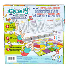 Spin Master Quelf sand timer to pace challenges.