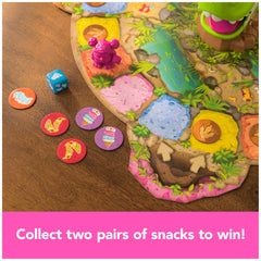 Snack-O-Saurus Rex die sparks quick rounds and laughs.