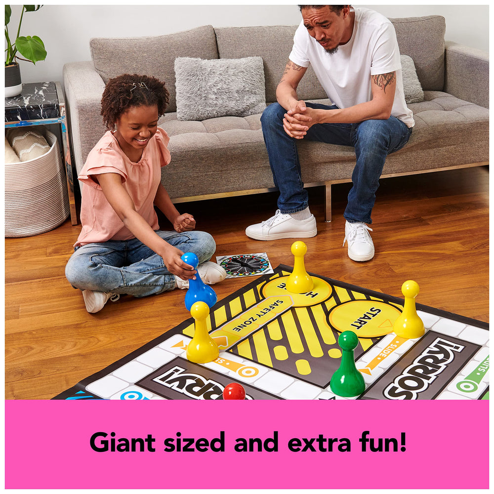 Spin Master SORRY spinner in action for quick turns and excitement.