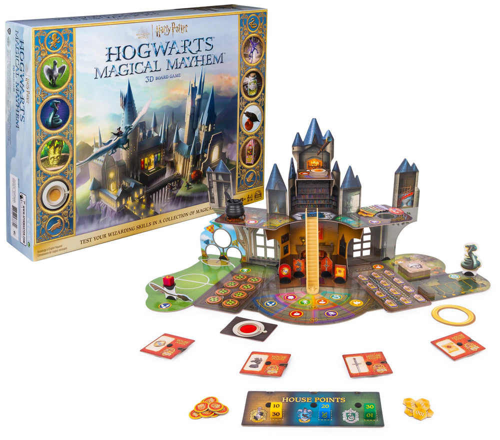 Spin Master Hogwarts 3D gameboard towers for immersive play and display