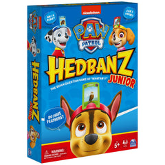 Spin Master HedBanz PAW Patrol family game night in action