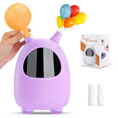 SPLAKS electric air balloon pump purple for quick inflation and easy setup.