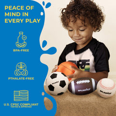 SplashEZ gift-ready baby and toddler bath toys for family holidays.