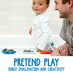 SplashEZ Mold-free bath toy is easy to clean and quick to dry.