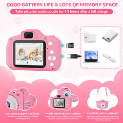 SplashNSpray camera's built-in games encourage interactive play.