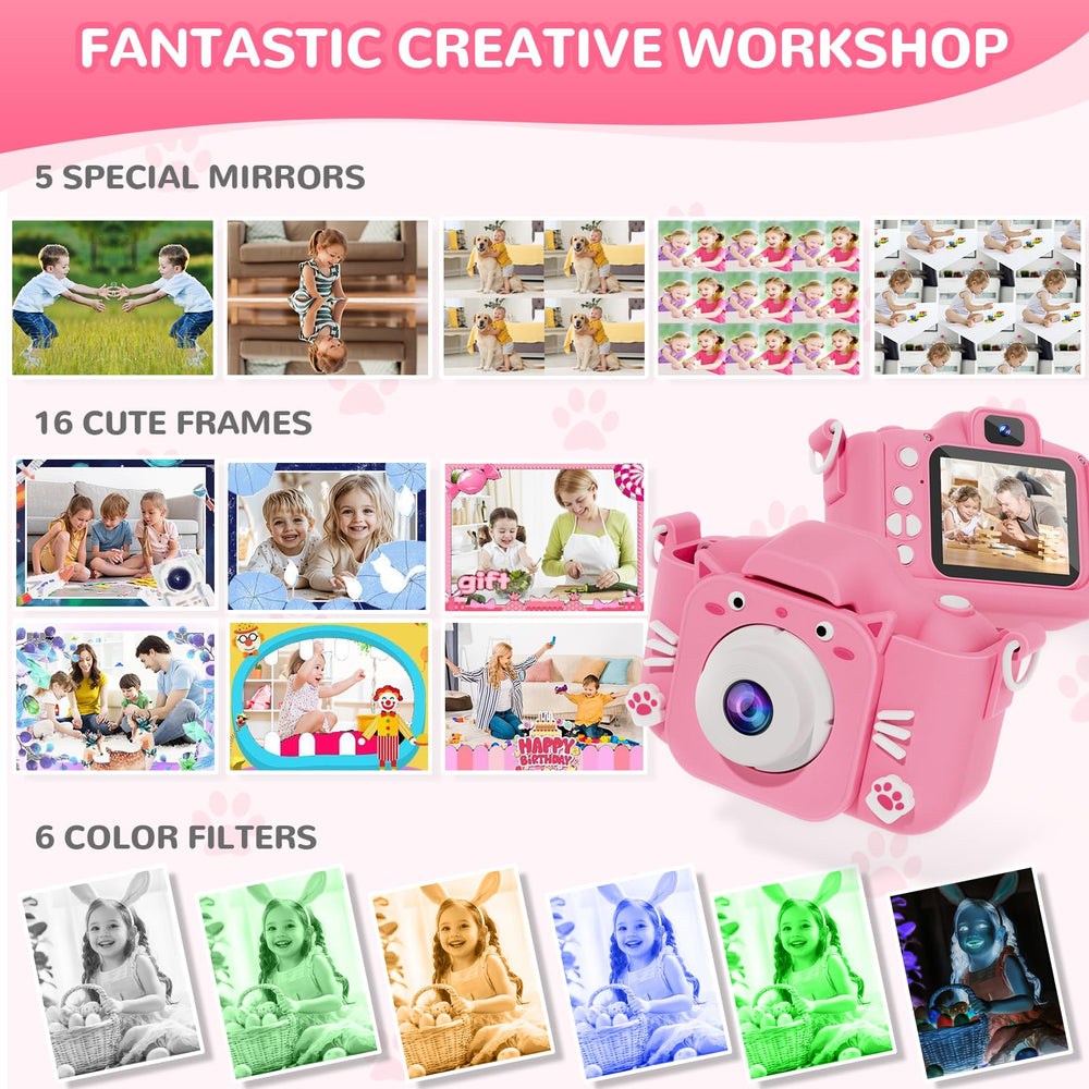 SplashNSpray camera with multi-frame and filters adds playful frames.