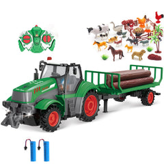 Spobot remote control tractor with headlights for realistic night play