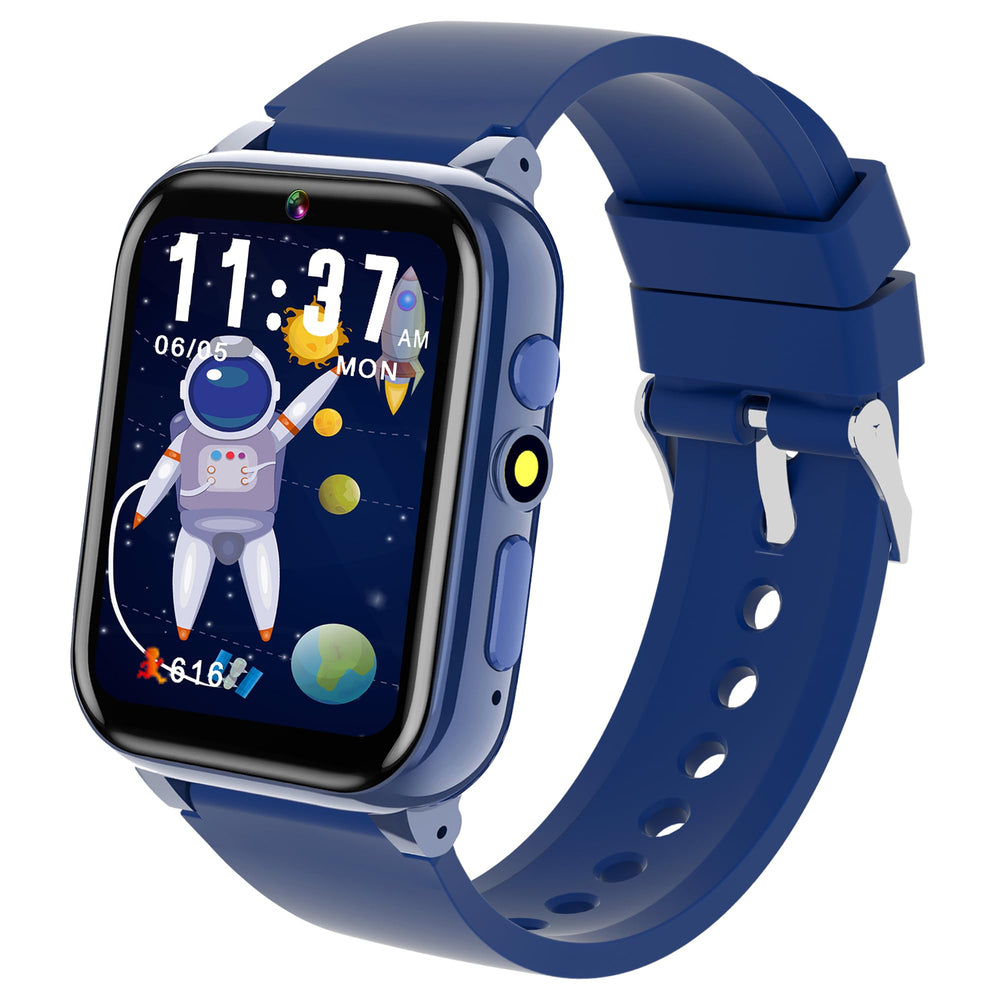 Spodus kid smart watch with learning card interface promotes cognitive play.