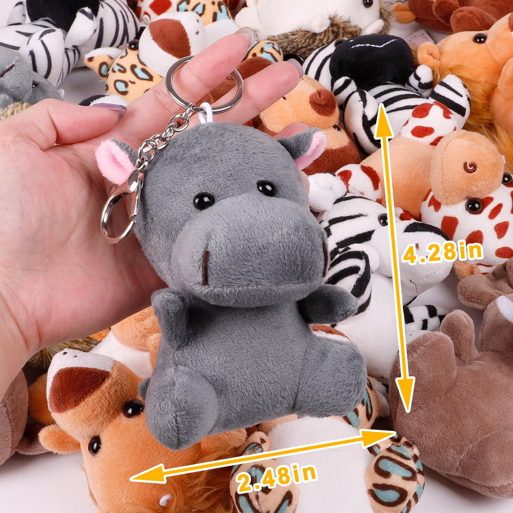 Spoilu rhinoceros plush - sturdy compact prize for games and gift bags.