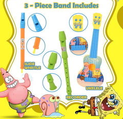 SpongeBob SquarePants kids flute toy provides cheerful tones for imaginative play.