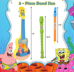 SpongeBob SquarePants recorder toy helps develop hand-eye coordination during play.
