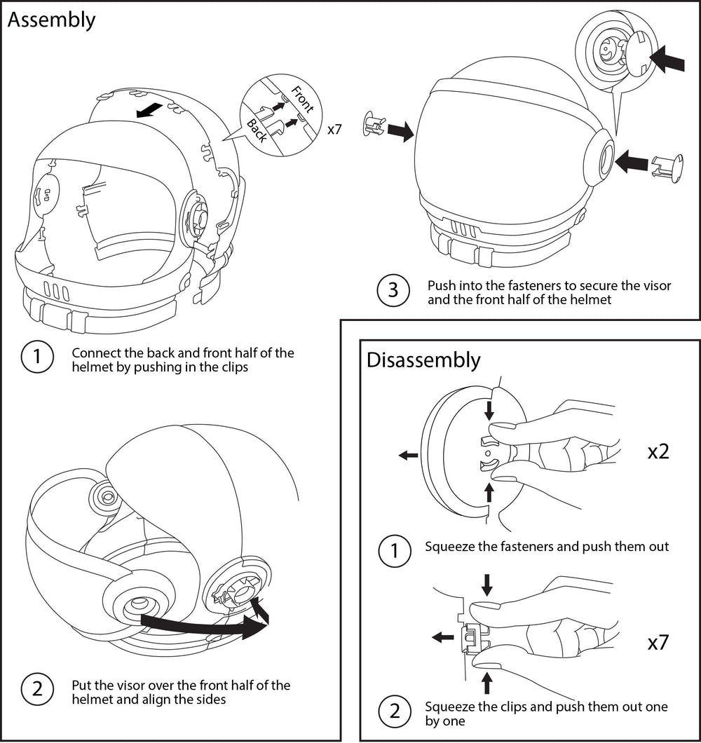 Spooktacular Creations Astronaut Helmet in classroom scene supports imaginative role play.