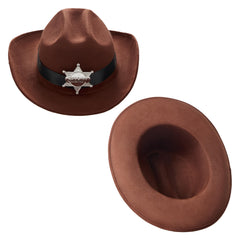 Spooktacular Creations cowboy badge, completes the iconic Western costume