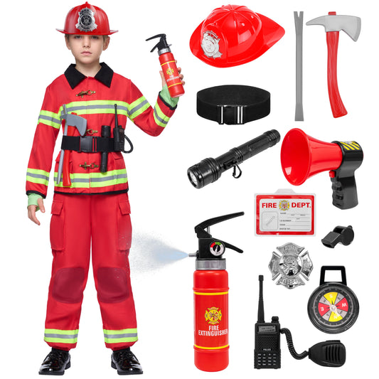 Spooktacular Creations kids firefighter jacket for imaginative play and realism