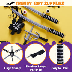 Spooktacular Creations ninja backpack weapon-holder for easy access during pretend missions