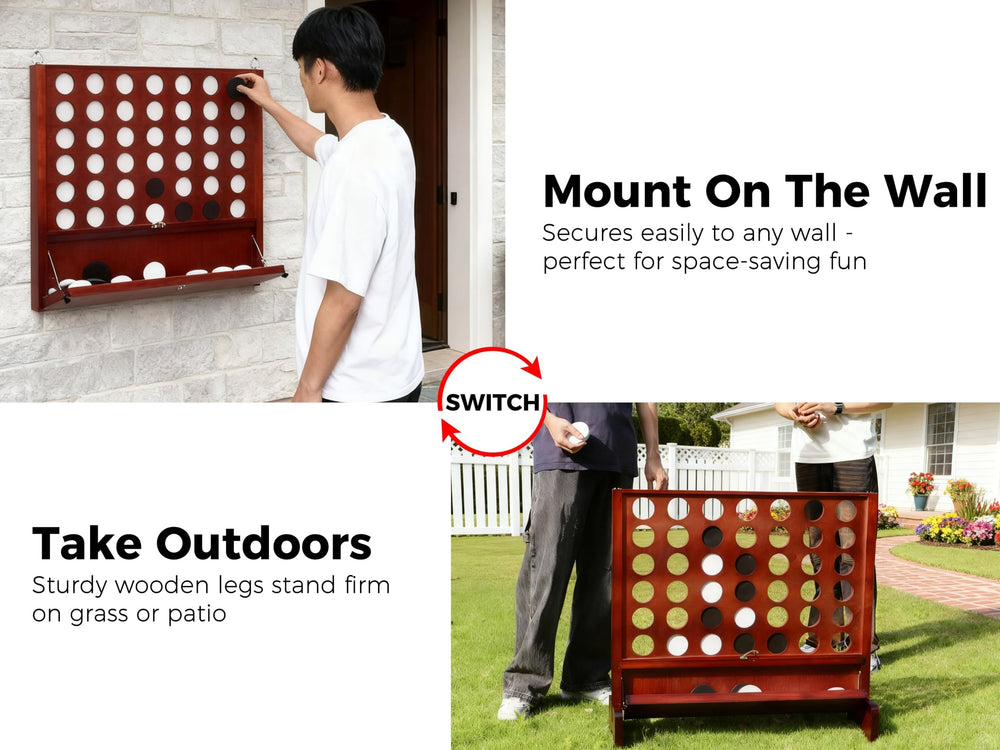 SPORT BEATS Detachable legs enable quick outdoor backyard setup
