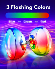 SPORTY PLAY LED Lights illuminate spins for performances and evening practice.