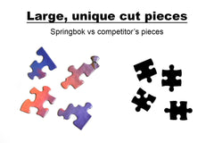 Springbok Getting Away scene, lively transportation chaos to spark imagination