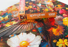 Springbok Hummingbird Dream vibrant colors elevate the puzzle experience and visual appeal.