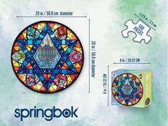Springbok USA-made board and soy inks offering durable eco-friendly quality.