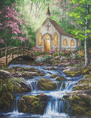Springbok Peaceful Prayer art by Dona Gelsinger boosts collector appeal.