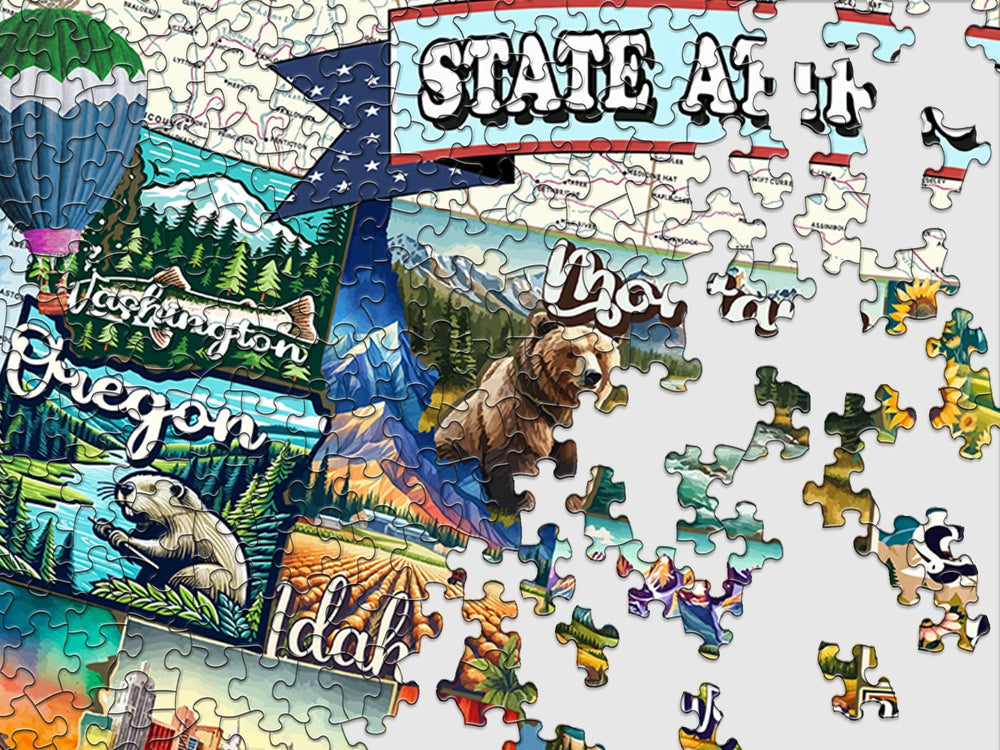 Springbok unique cut pieces puzzle image: each piece offers a fresh puzzling experience.