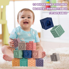 SpringFlower bright color blocks support early color recognition and stacking.