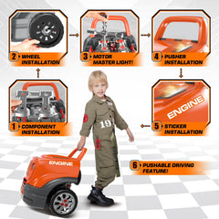 SpringFlower-car-key-simulated-lock teaches interactive access during play.