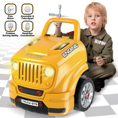 SpringFlower detachable-wheels-rims: easy interchange for versatile play on the go.