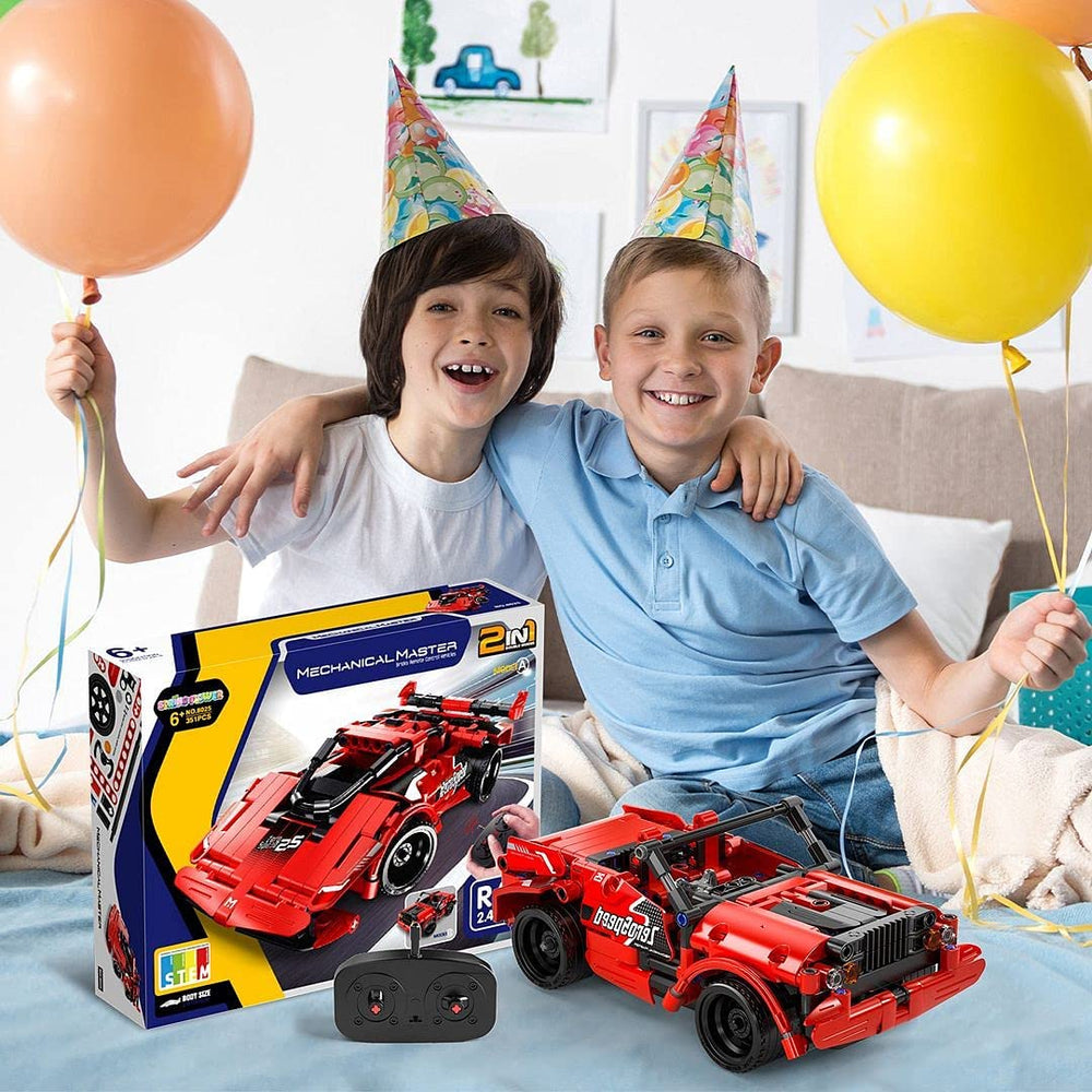 Family bonding with SpringFlower building and racing activity