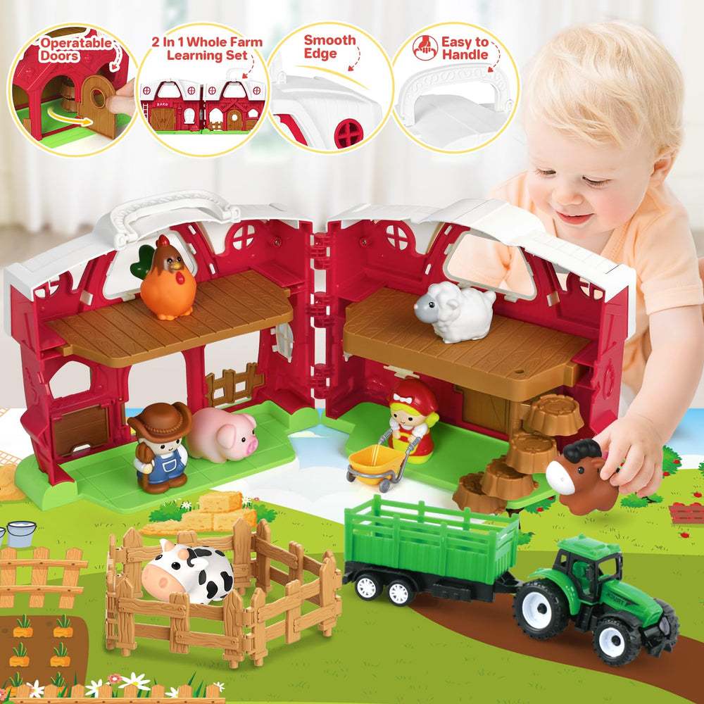 SpringFlower farmer and farmwife figures spark role-play and storytelling.