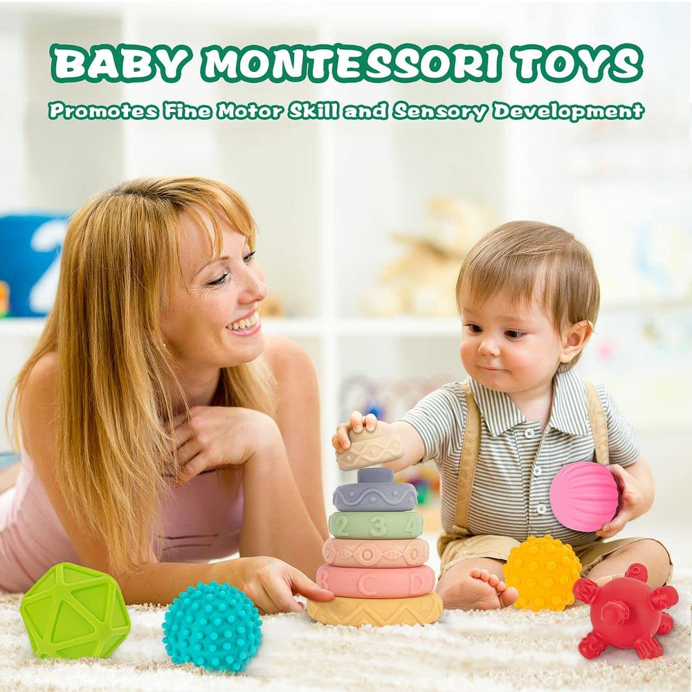 SpringFlower floatable bath toys for water play during bath time.