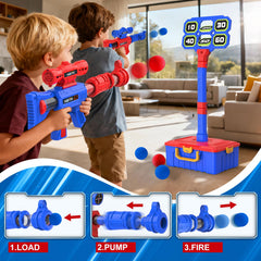 SpringFlower foam ball popper guns provide safe, lightweight fun for kids.