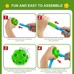 SpringFlower Fort Kit assembly—step-by-step guide supports quick, sturdy builds