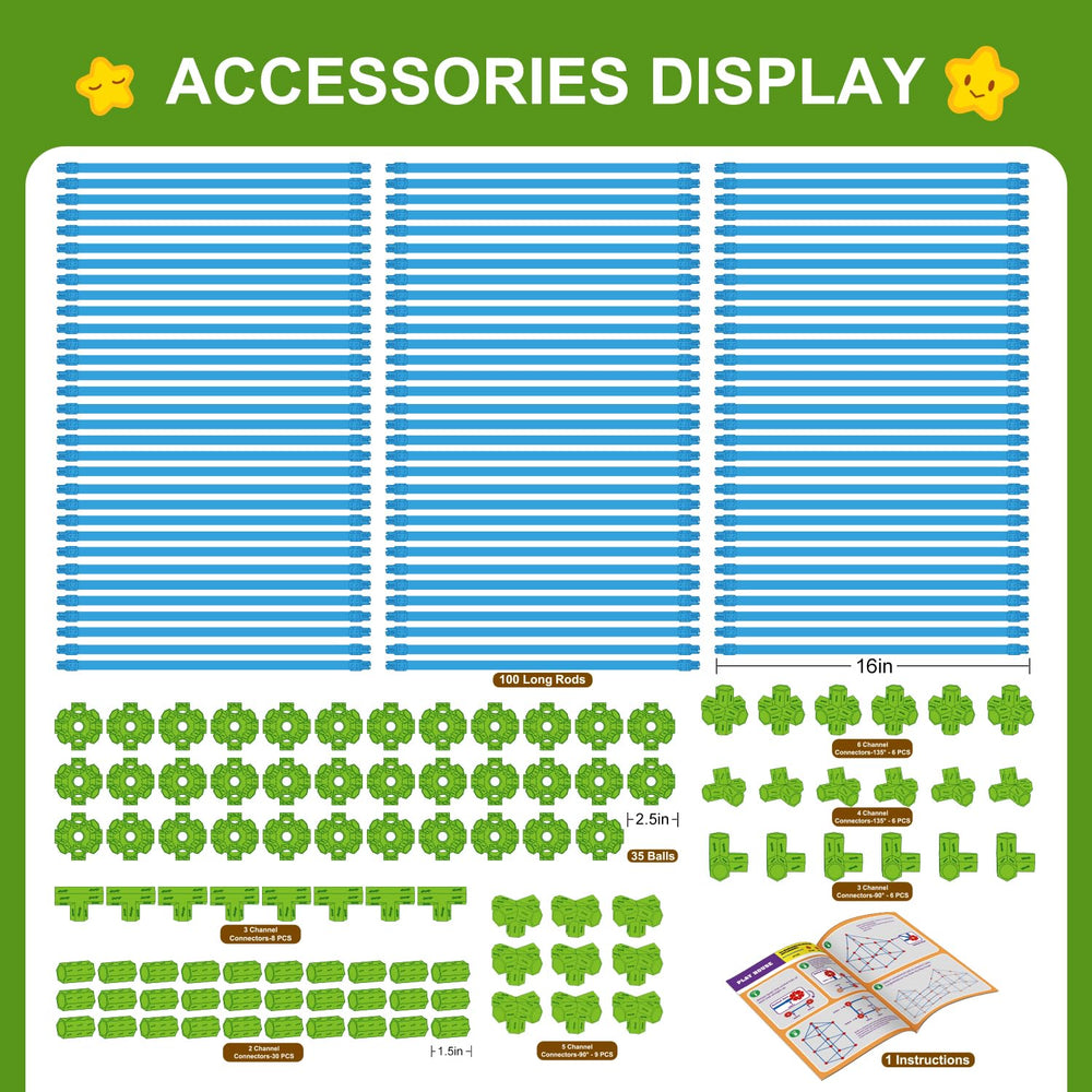 SpringFlower Fort Kit—light yet sturdy for indoor and outdoor setups