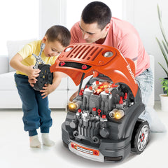 SpringFlower-safe-durable-plastic construction ensures sturdy toy play.